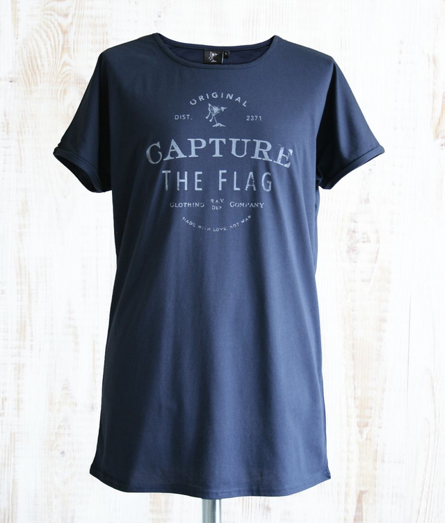 T-Shirt Capture The Flag 'Brand District' Blue