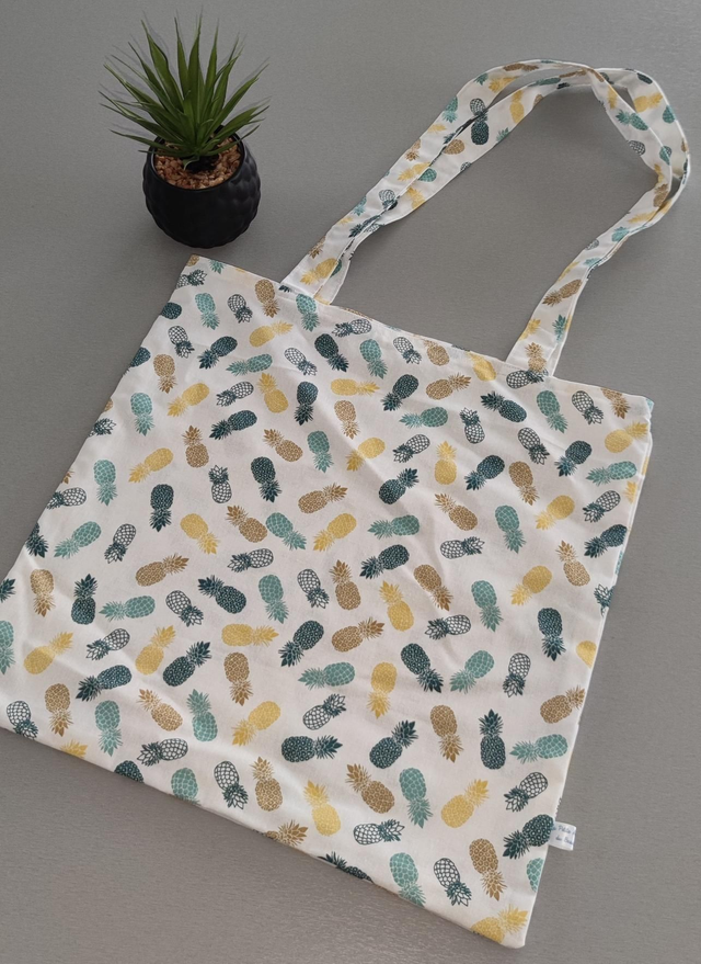 Tote bag grand Ananas 