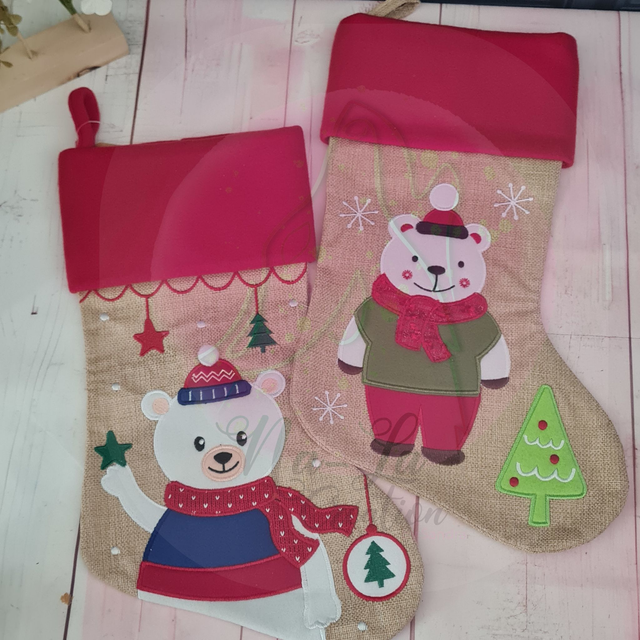 Chaussette/ Botte de Noël ✨ Collection Ourson, unique comme vous 