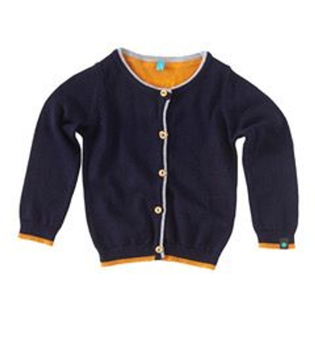 Cardigan pima organic cotton