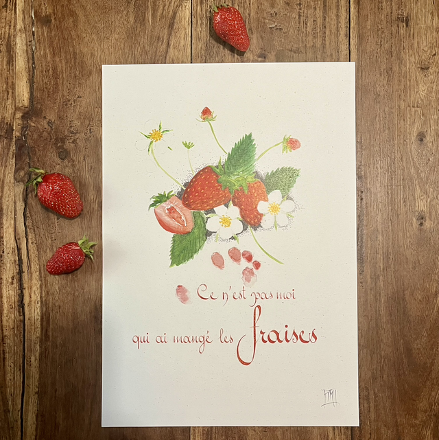 Print fraises 🍓 A4
