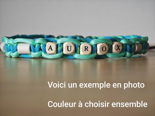 Collier en paracorde (réglable)