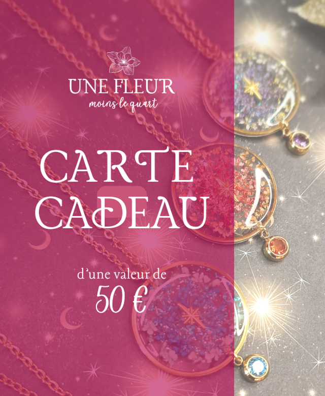 Carte Cadeau de 50 €