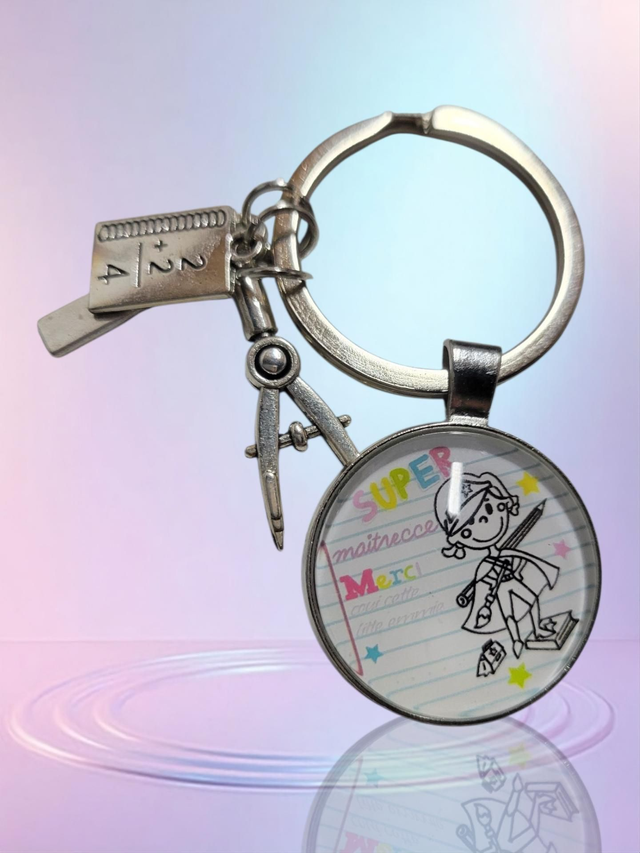 Porte cles super maîtresse 