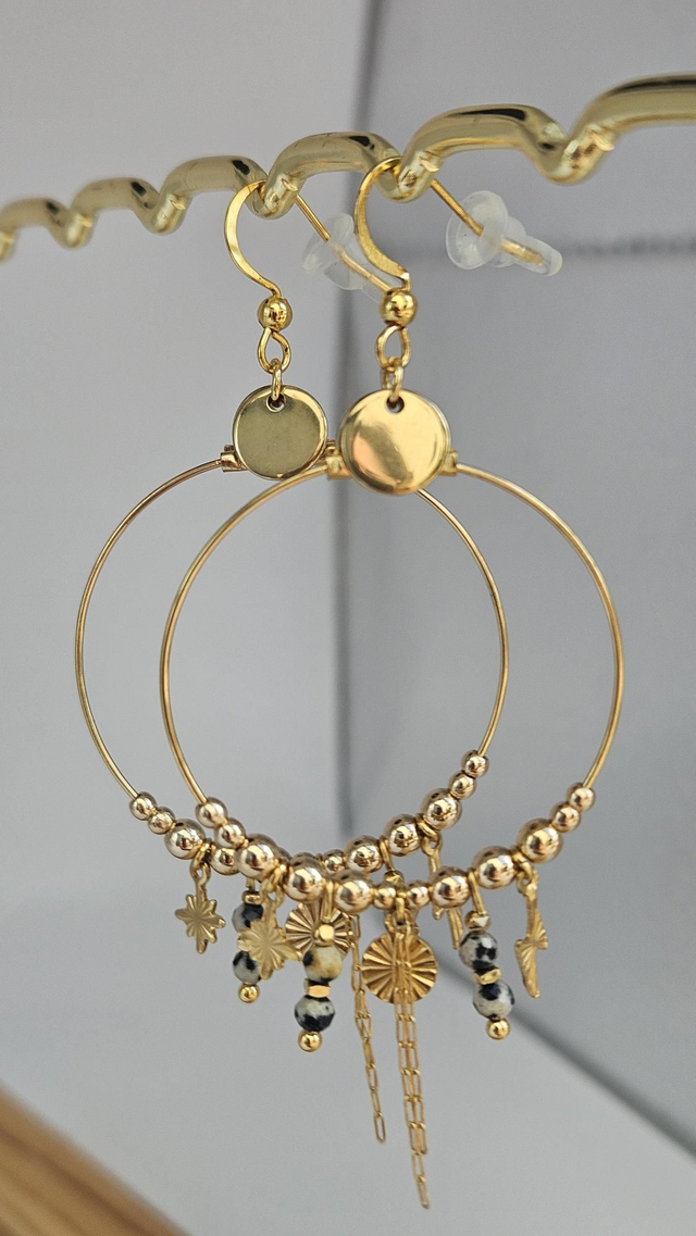 Boucles d'oreilles créoles 
