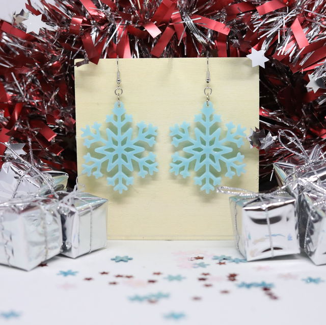 Boucles d&#039;oreilles Flocon 9