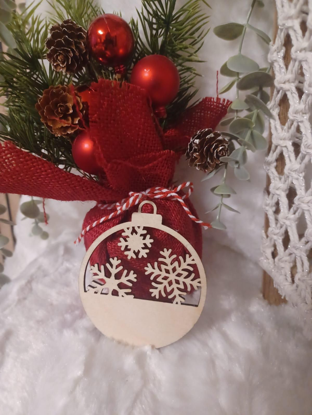 Suspension Boule flocons tombant