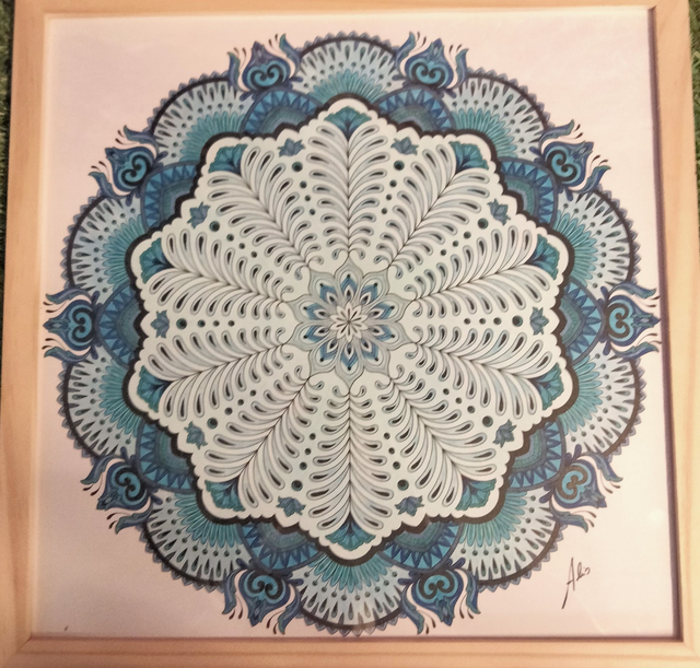 Mandala Encre de Chine