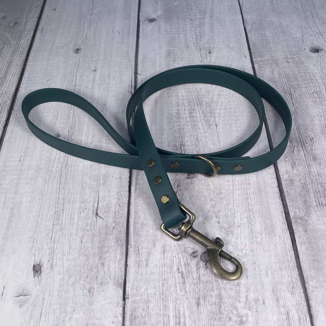 Forest Green Waterproof BioThane® Lead