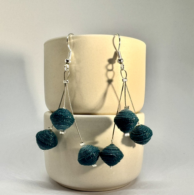 Boucles d’oreilles « Trilogie élégante »