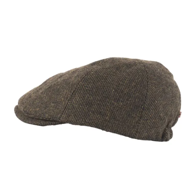Classic Tweed Flat Cap - Dark Green