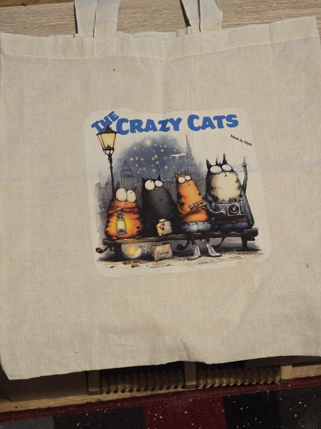 Crazy Cats bag