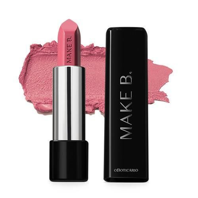 Pinta  labios cremoso con ácido poliglutámico Make B, Cashmere Rose