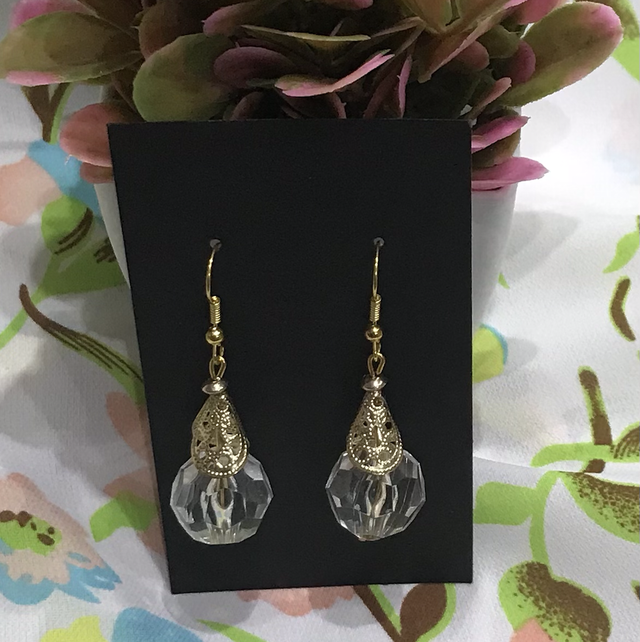 White Dangling Earrings- WDE22