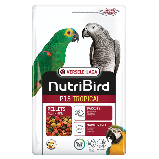 NutriBird P15 Tropical Complete Diet 3KG