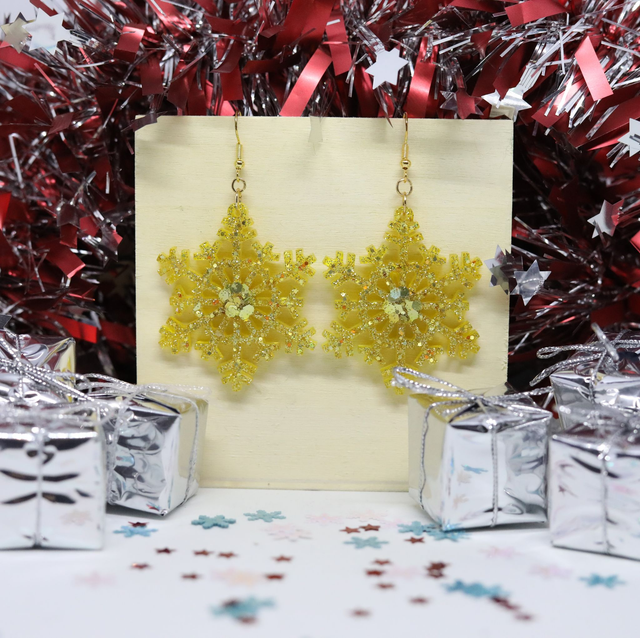 Boucles d'oreilles Flocon 6