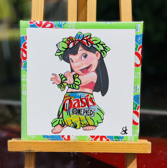 Tableau Lilo 20x20 cm