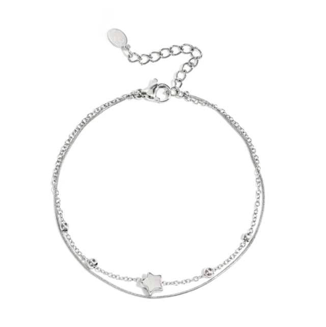 Star armband zilver