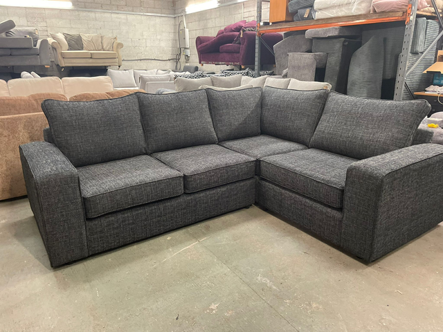 Ex-Display New York Grey Corner Sofa #NY2C1RH