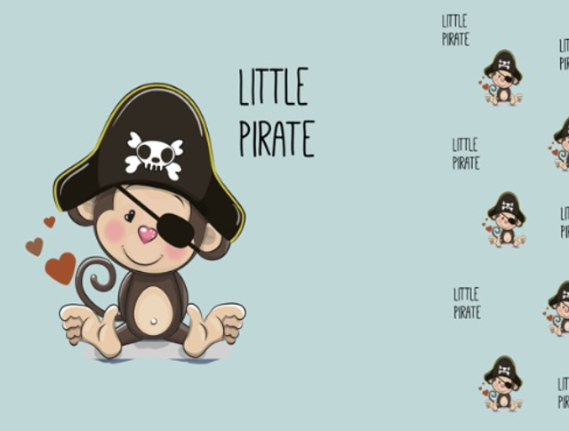 Panel 50x155 mit Kombi Stoff kleiner Pirat 