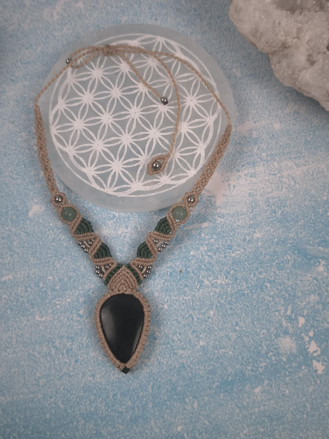 Collier aventurine verte (possibilité de faire une parure)