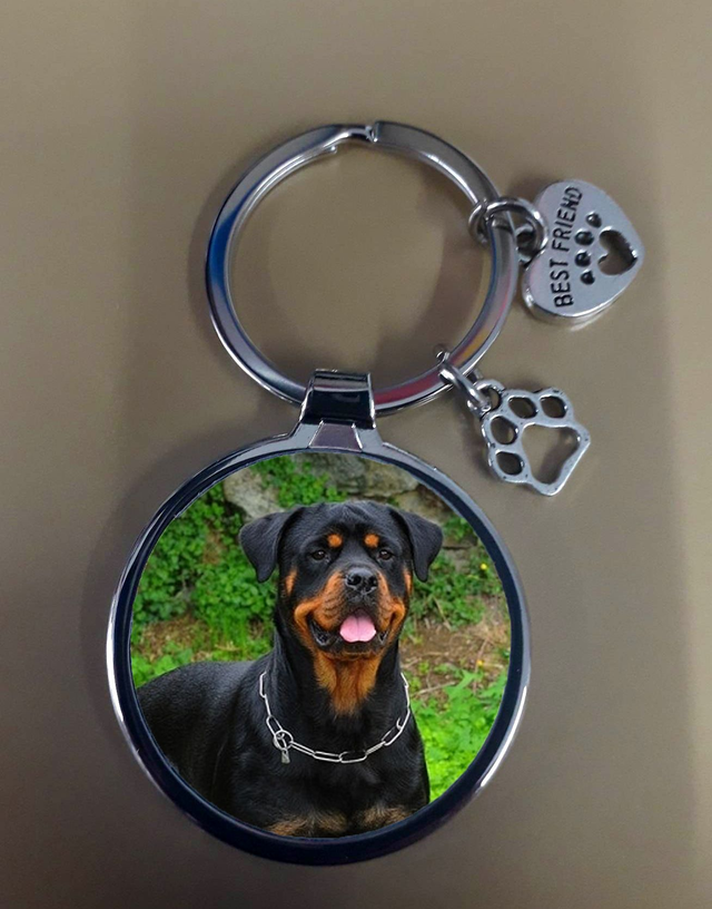 Personalised Dog Keyring
