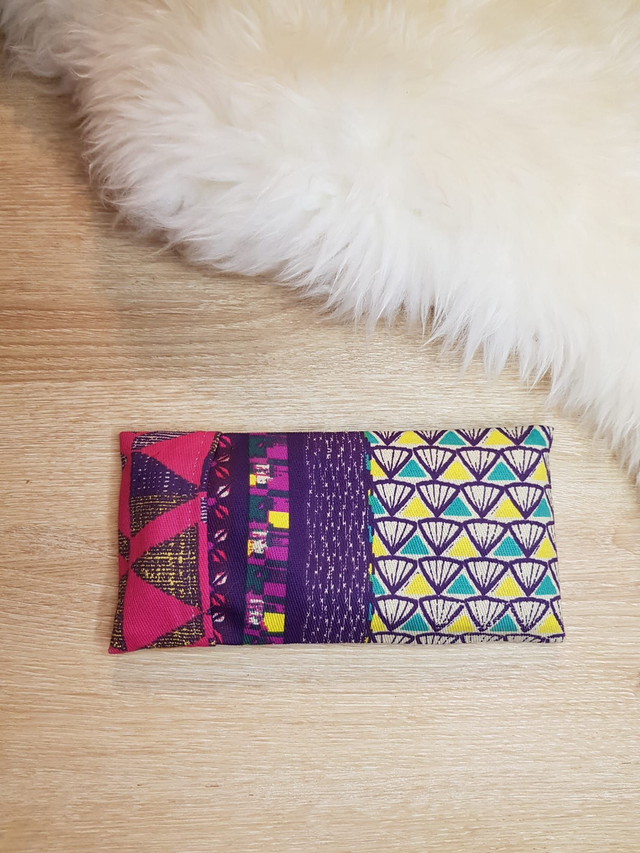 31 - Coussin pour les yeux - Graphique multicolore