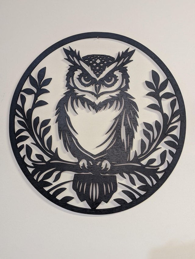 Hibou sur sa branche 