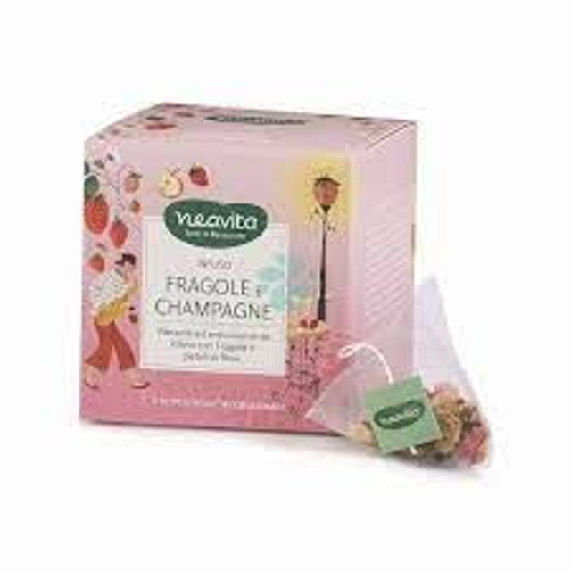 Infuso di Frutta Filtro Scrigno Fragole e Champagne Neavita