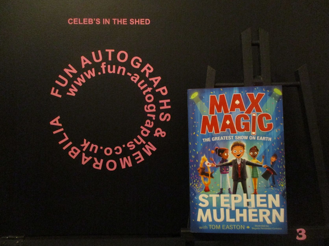 Stephen Mulhern 'Max Magic The Greatest Show On Earth' Authentic Autographed Paperback Book (3)
