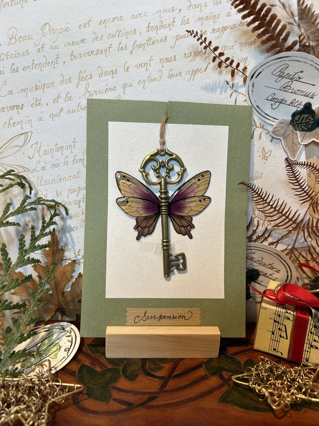 Clé Féerique - Papillon Fairy Irisaë