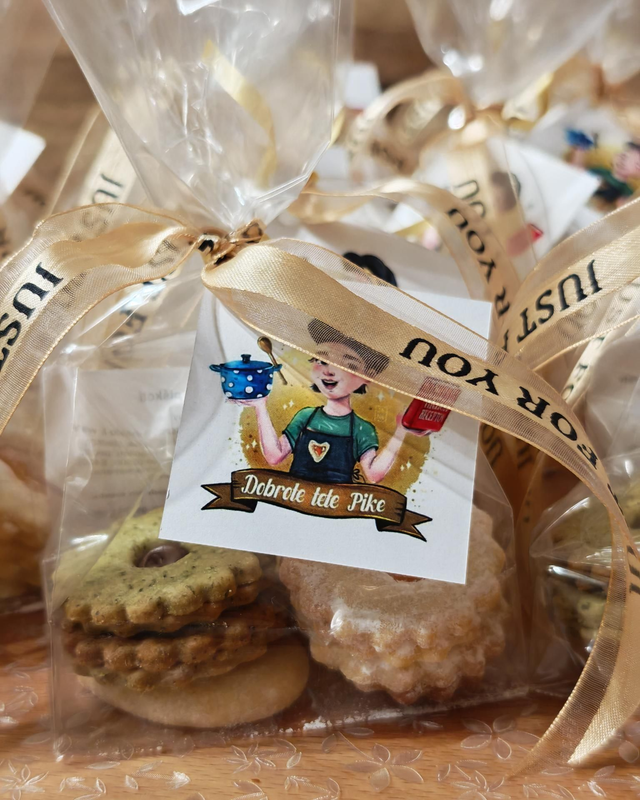 Darilni paket domačih piškotov 70g – popolno sladko presenečenje