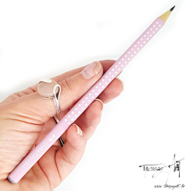 FABER CASTELL - CRAYON GRAPHITE SPARKLE ROSE PERLE - FB041234
