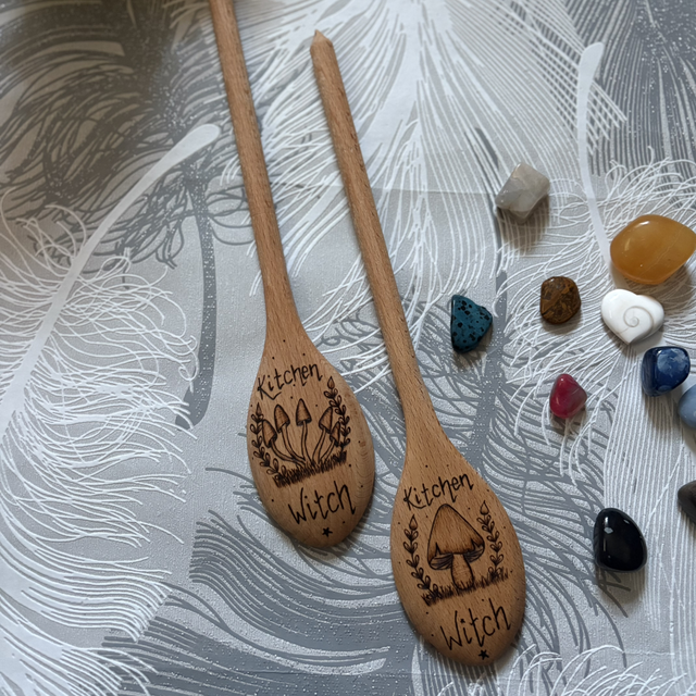 Kitchen witch wooden spoons 