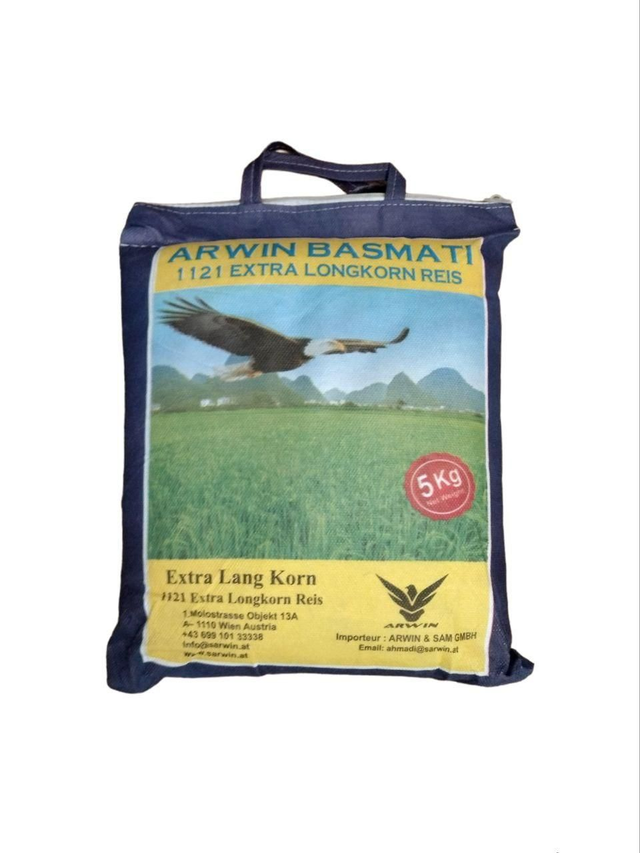 Arwin 1121 Extra Long Korn Basmati Ryža 5 kg.
