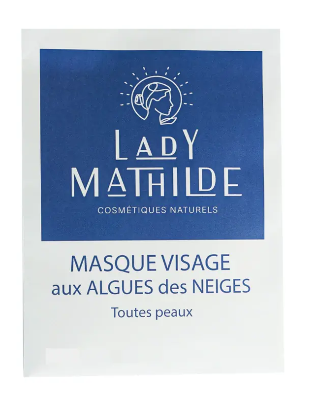 Masque hydratant visage aux algues des neiges