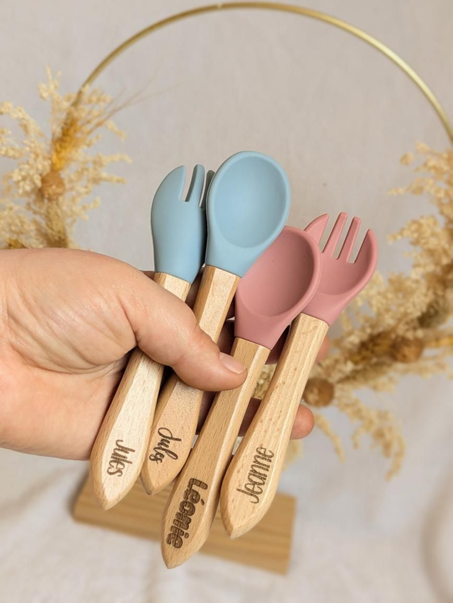 Couverts personnalisés pour bébé