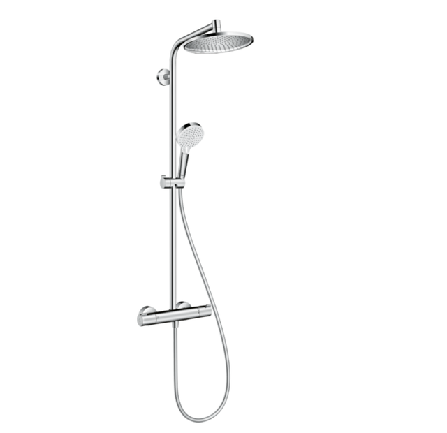 CROMETTA S240 Bar Mixer Shower 1Jet Fixed &amp; loose Head (SUPPLIED &amp; FITTED - Subject to Survey)