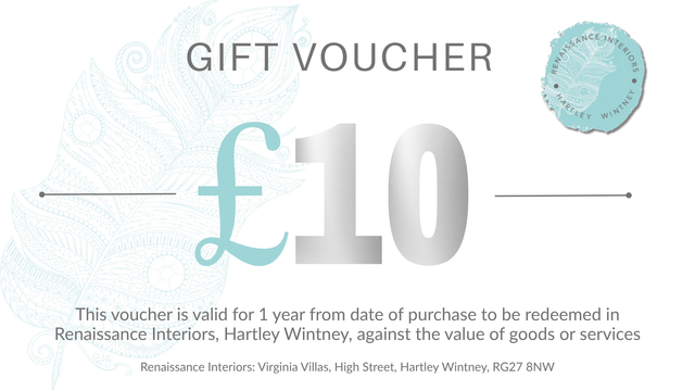 Renaissance Interior Gift Voucher