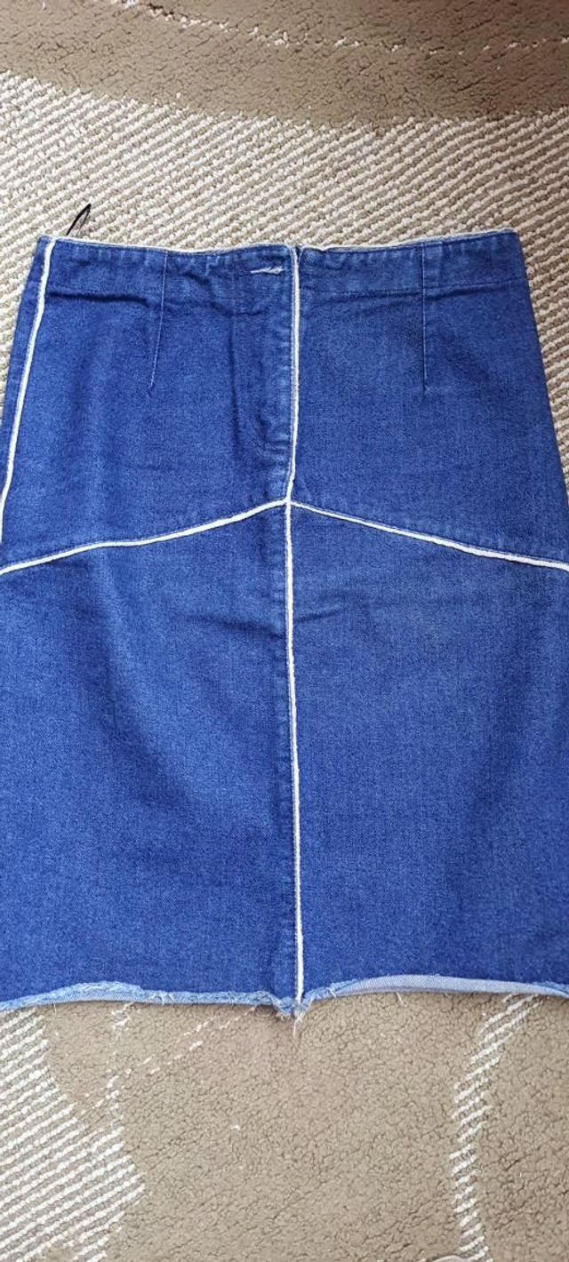 Saia Jeans Azul T/38