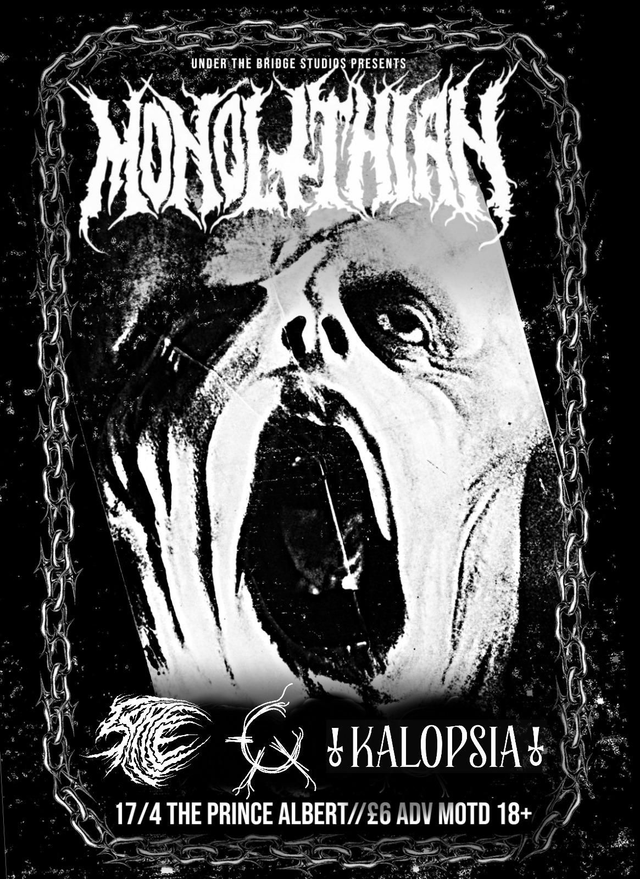 MONOLITHIAN + SPREE + KALOPSIA + GLOMA