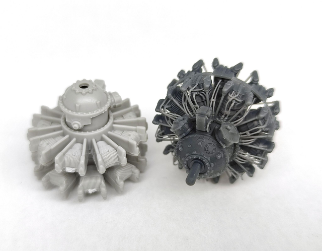 1/48 F7F TigerCat engines for AMT/Italeri ref: ED-48050