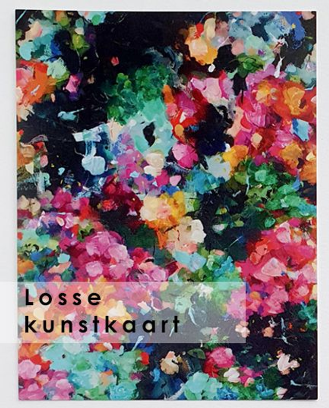 Losse kaart met envelop wit - Dark matter