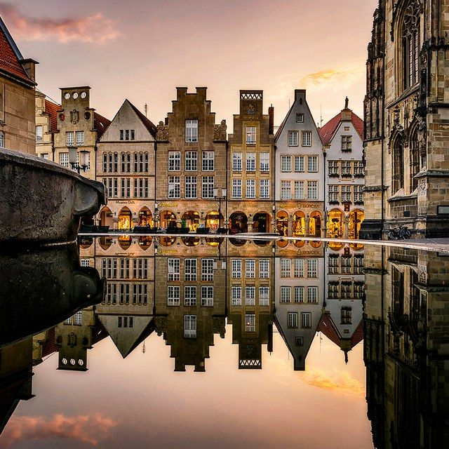 Prinzipalmarkt im Spiegel