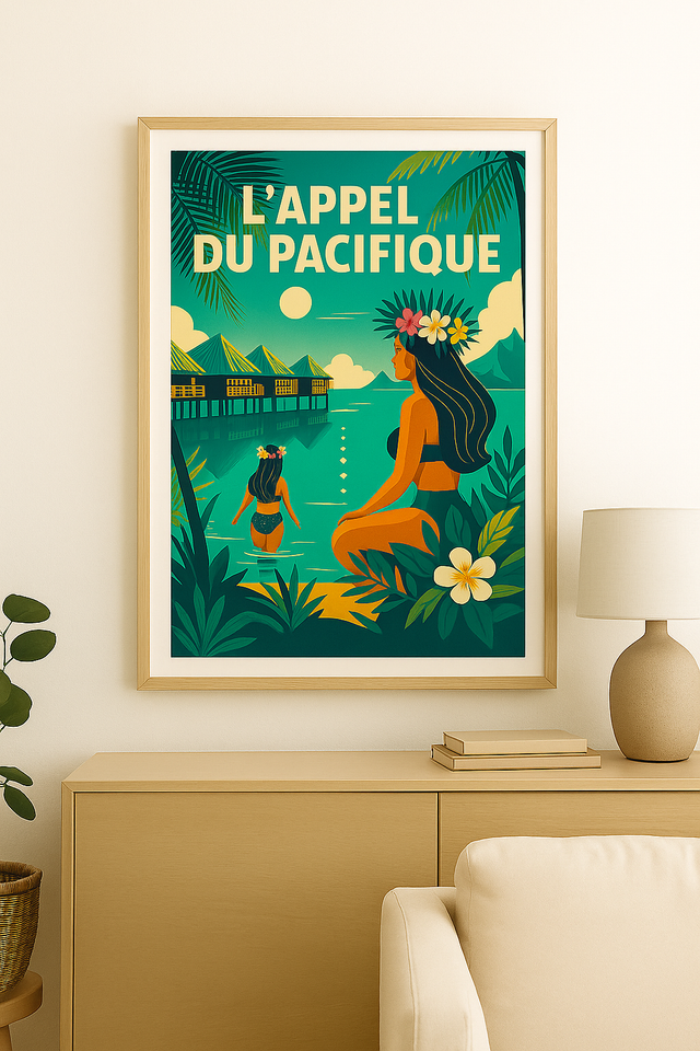 Affiche photo – L'appel Polynésien