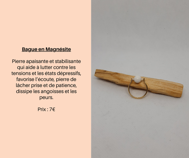 128- Bague en Magnésite