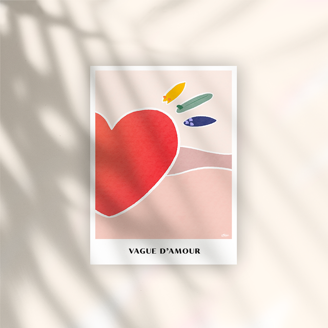 Argia I Vague d&#039;Amour - Affiche Papier 250G