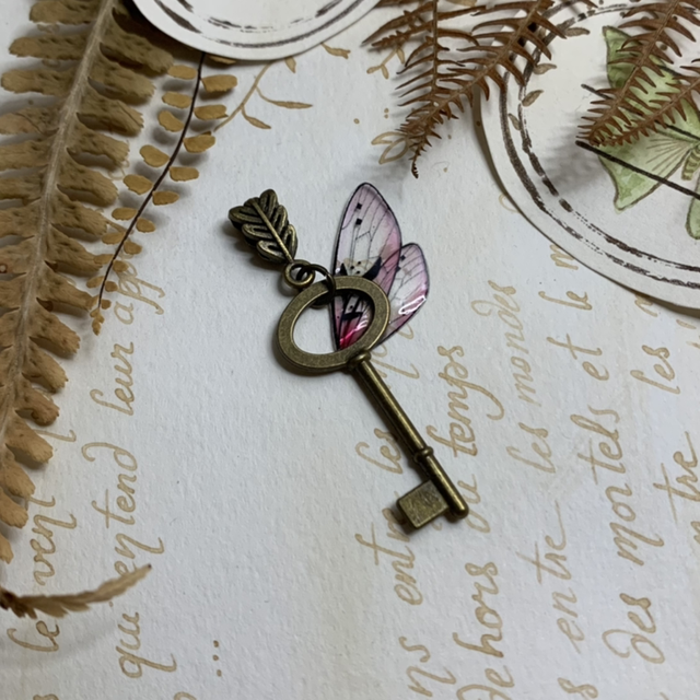 Pendentif Clé Fairy Springtime