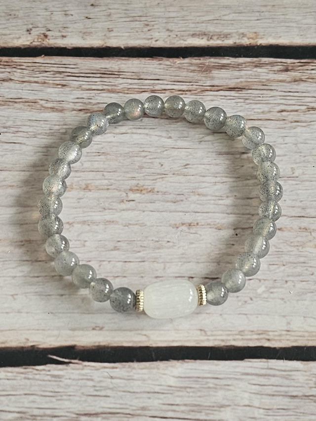 Bracelet en Labradorite – 6 mm