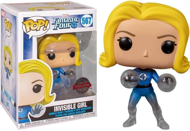 Funko - Fantastic Four Invisible Girl 9cm POP!